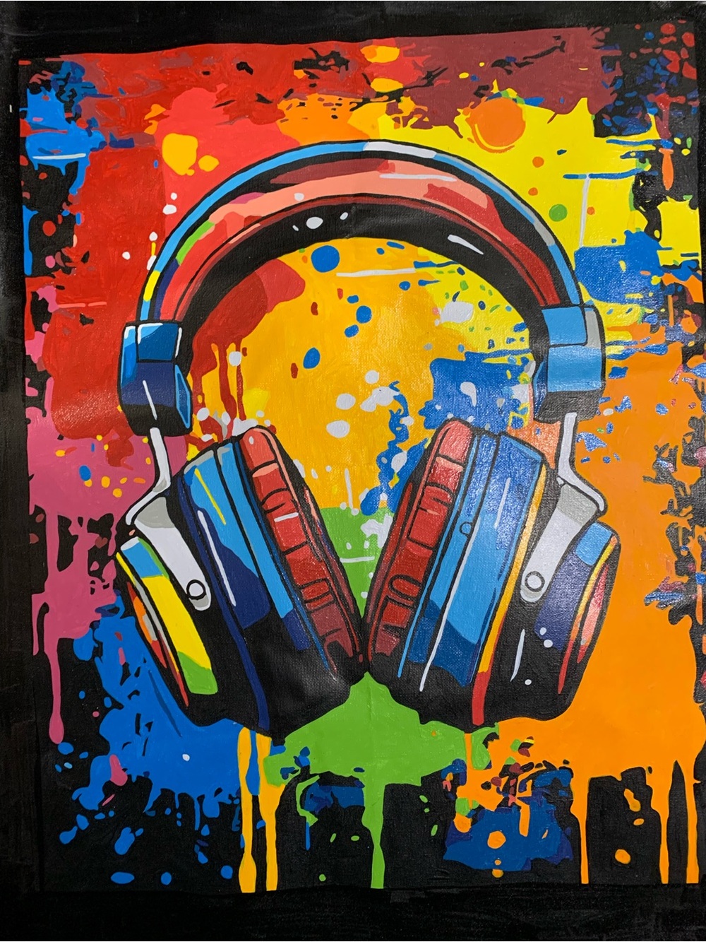 Finished paint by number